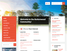 Tablet Screenshot of buttonwoodhoa.com